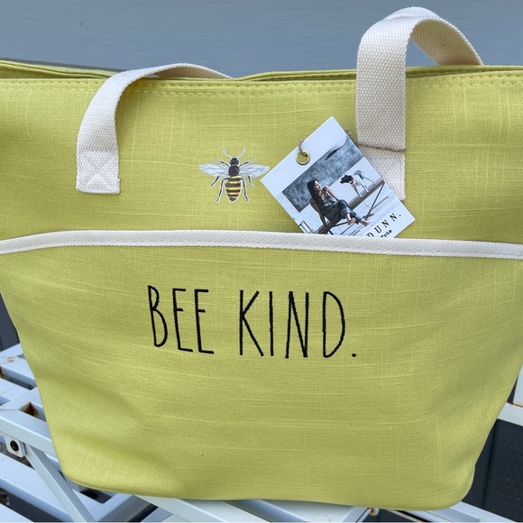 RAE DUNN Bee Kind Insulated Tote Bag - Picture 8 of 15